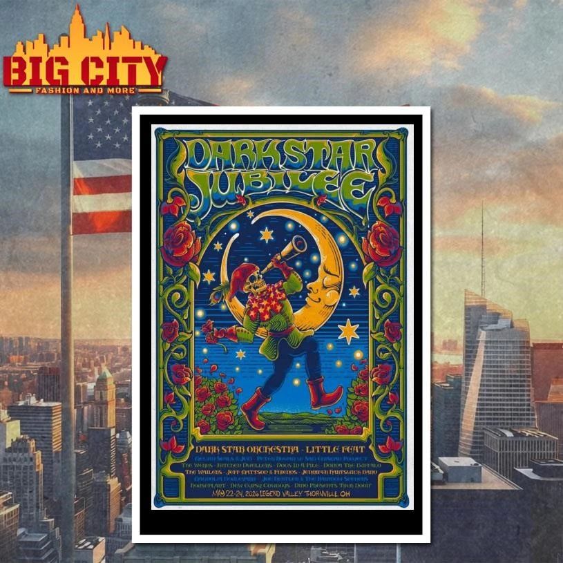 Dark Star Jubilee May 22-24 2026 Thornville OH Poster Shirt