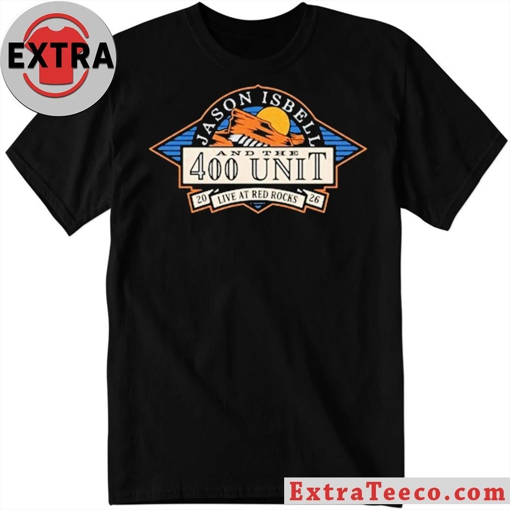 Jason Isbell and the 400 Unit Red Rocks Amphitheatre May 2, 2026 Event Shirt