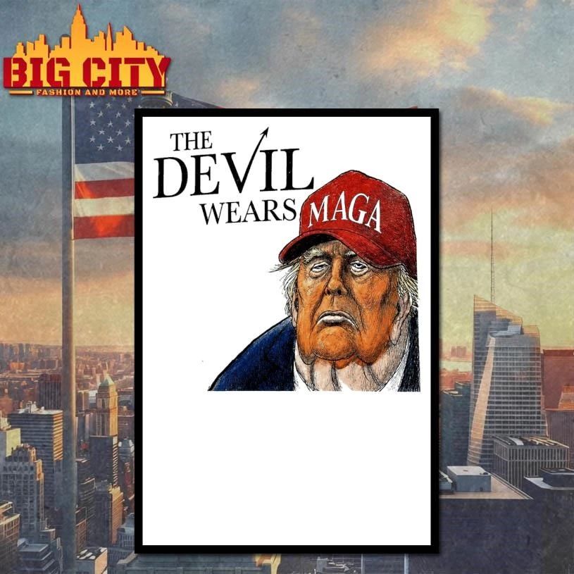Trump The Devil Wears MAGA Shirt