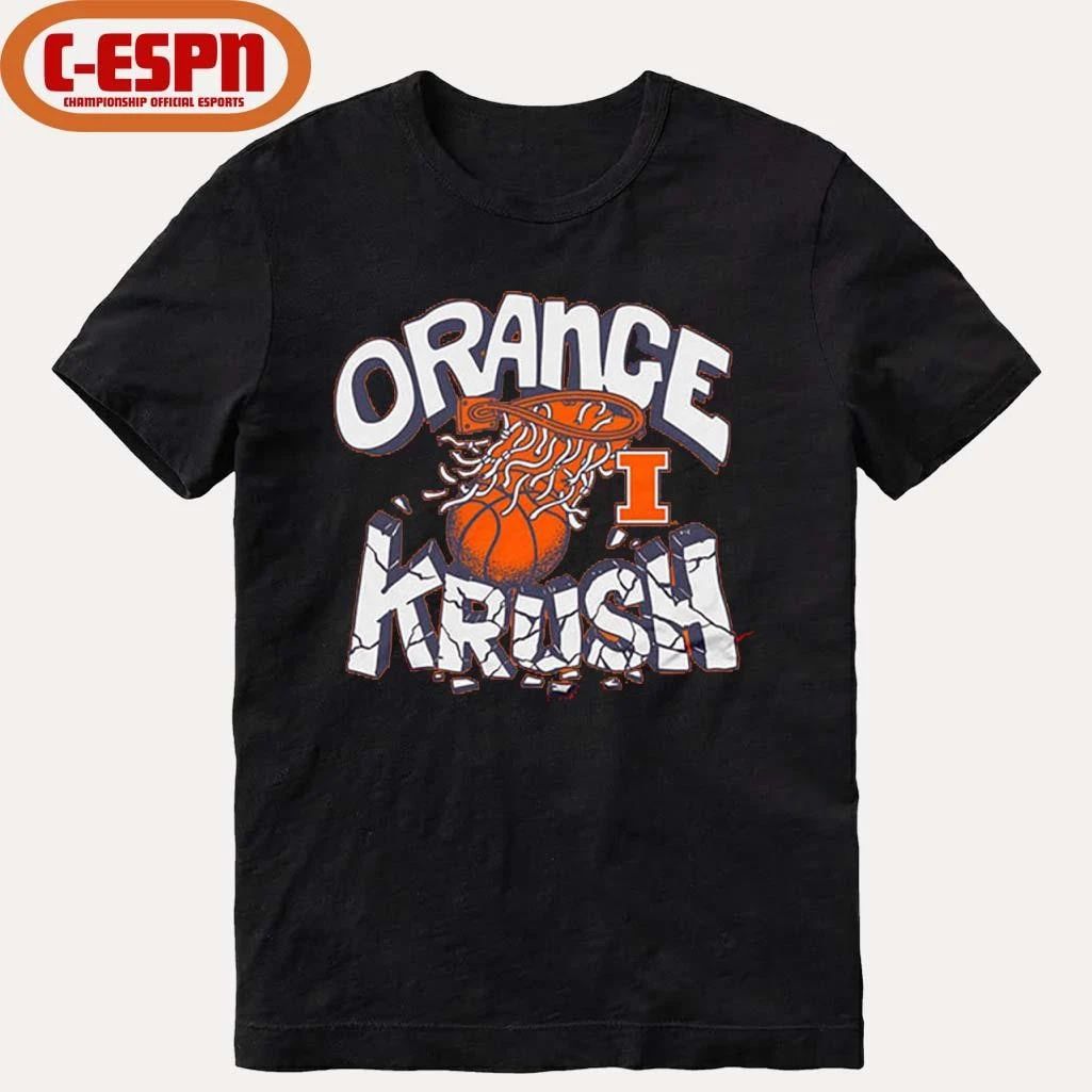Illinois Fighting Illini Orange Krush Basketball Shirt