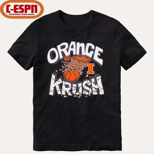 Illinois Fighting Illini Orange Krush Basketball Shirt