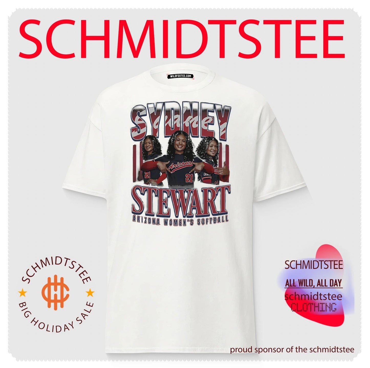 Sydney Stewart Arizona Wildcats women’s softball graphic shirt
