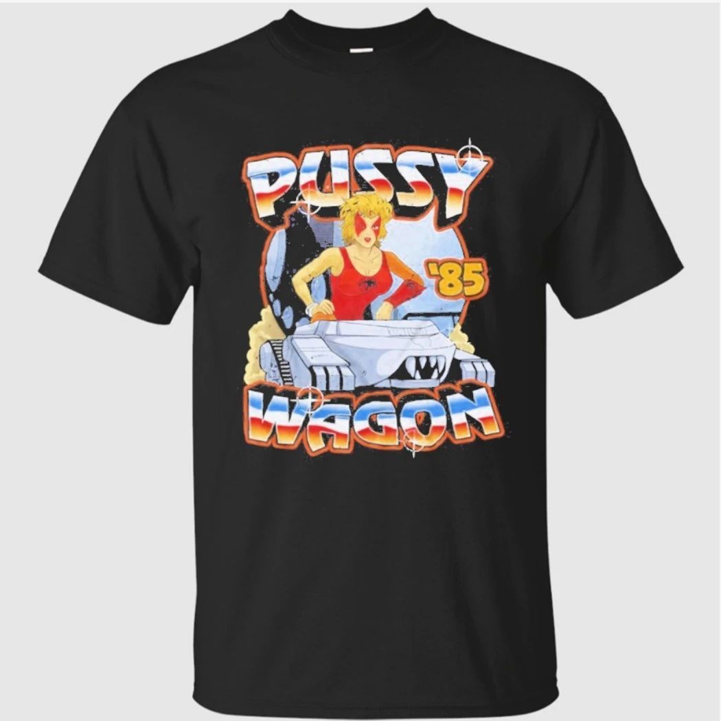 Pussy Wagon 85 Retro Car Girl Shirt