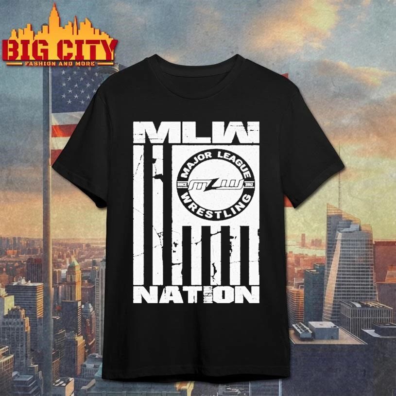 Mlw Major League Swce 2002 Wrestling Nation 1 Shirt
