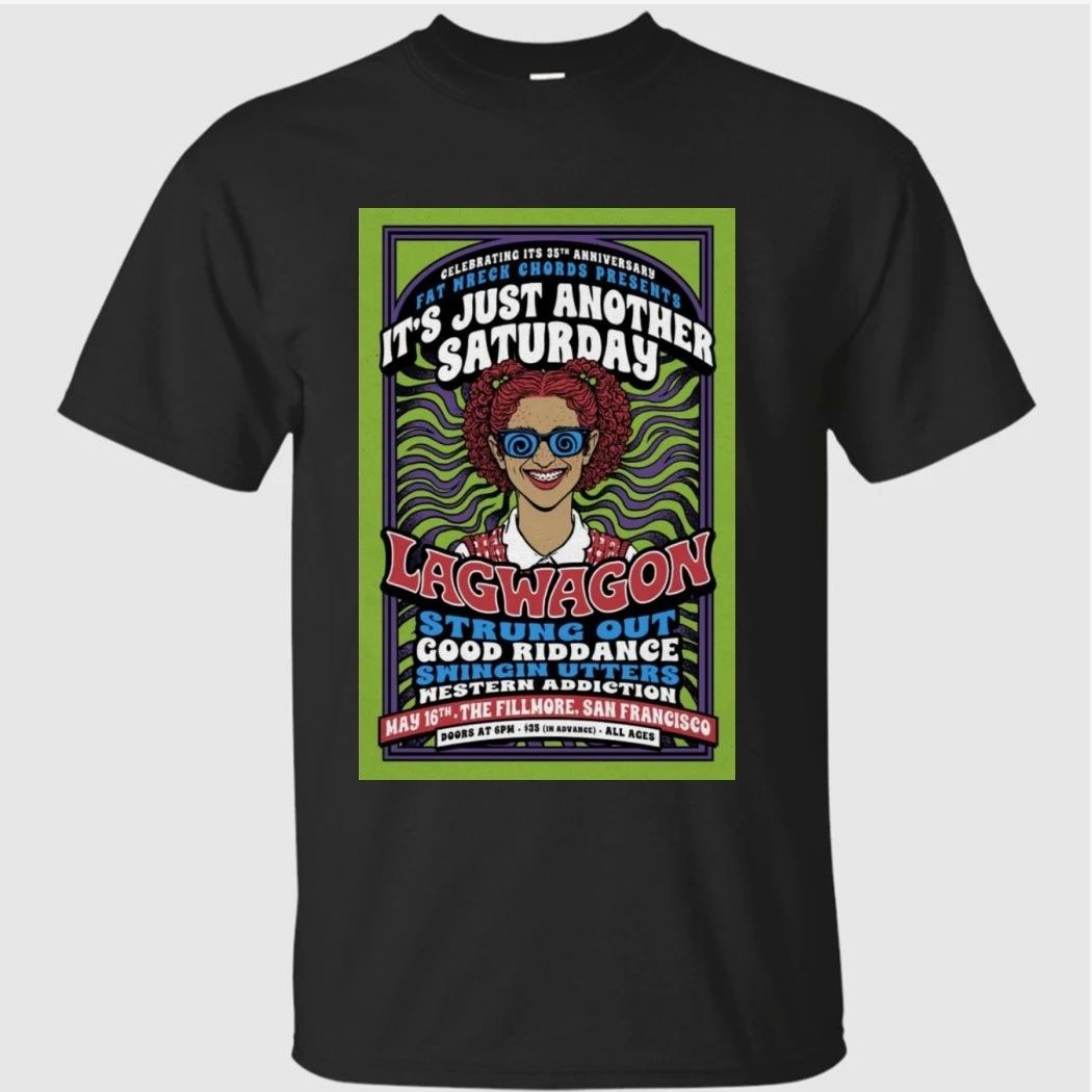 Lagwagon San Francisco, CA May 16 2026 Tour Shirt