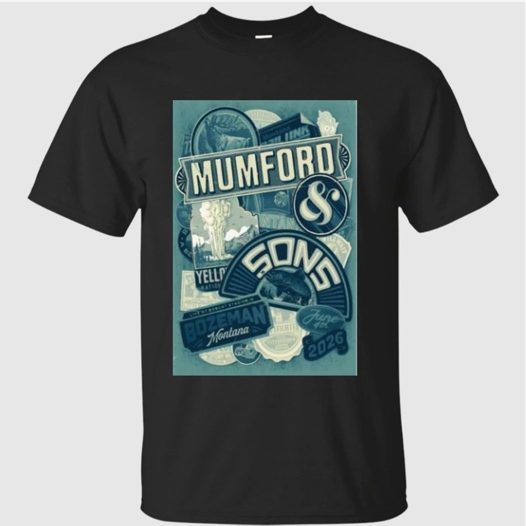 Mumford And Sons June 4 2026 Bozeman Montana Shirt