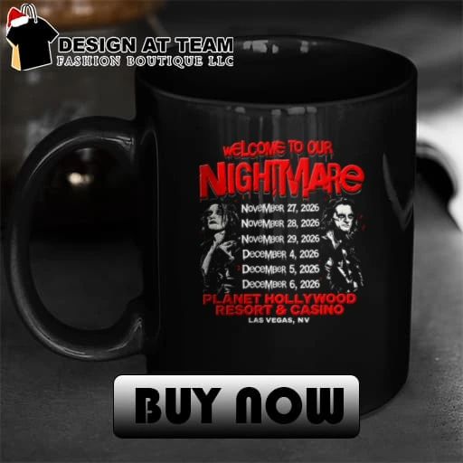 Alice Cooper And Criss Angel welcome to our nightmare shirt
