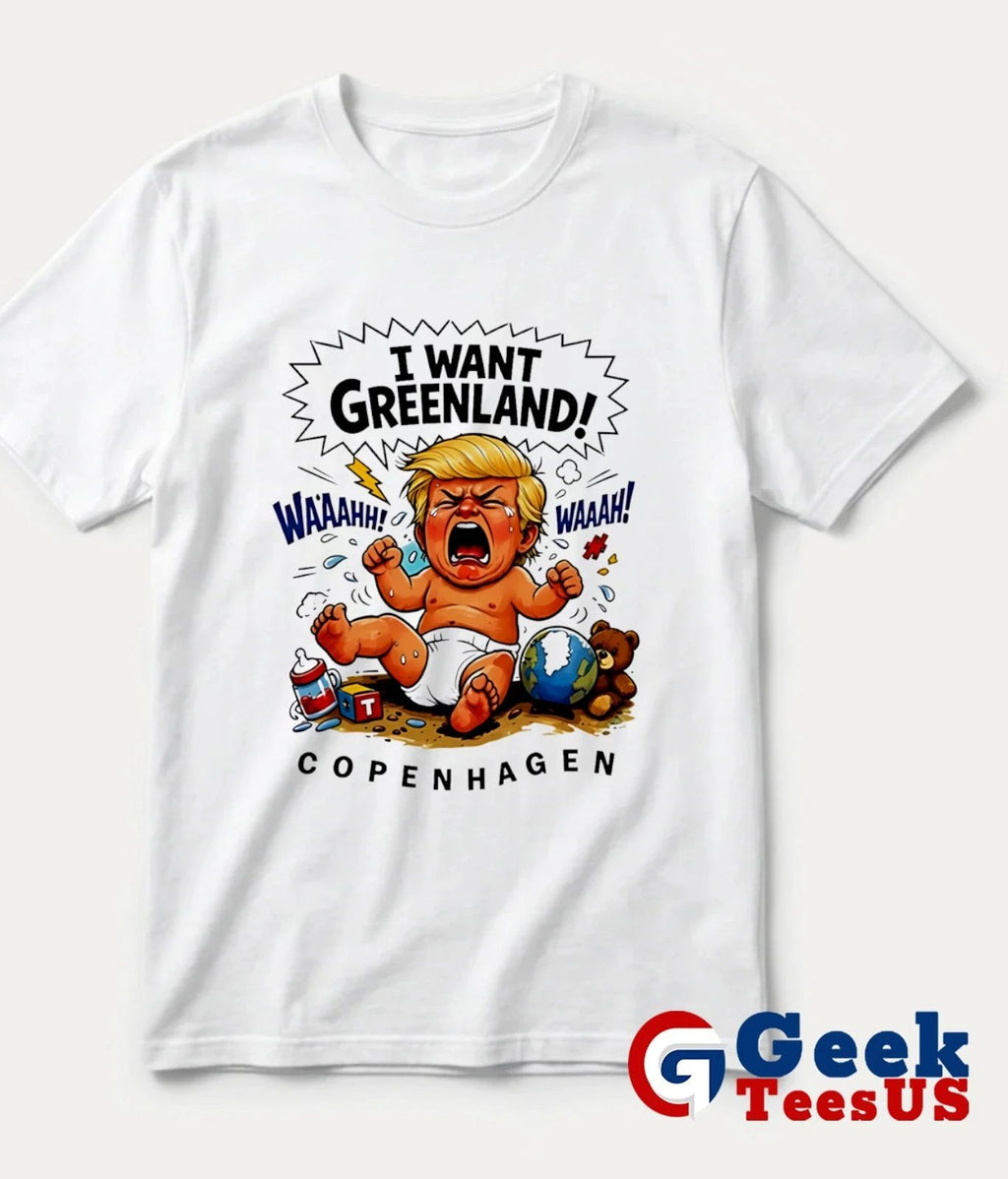 Donald Trump I Want Greenland Copenhagen Baby shirt