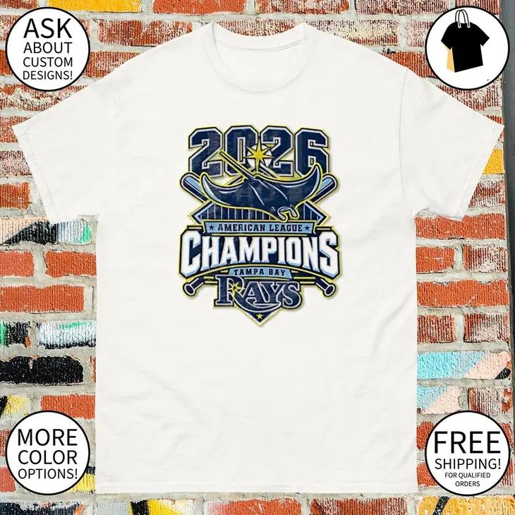 2026 Tampa Bay Rays American League Champions shirt