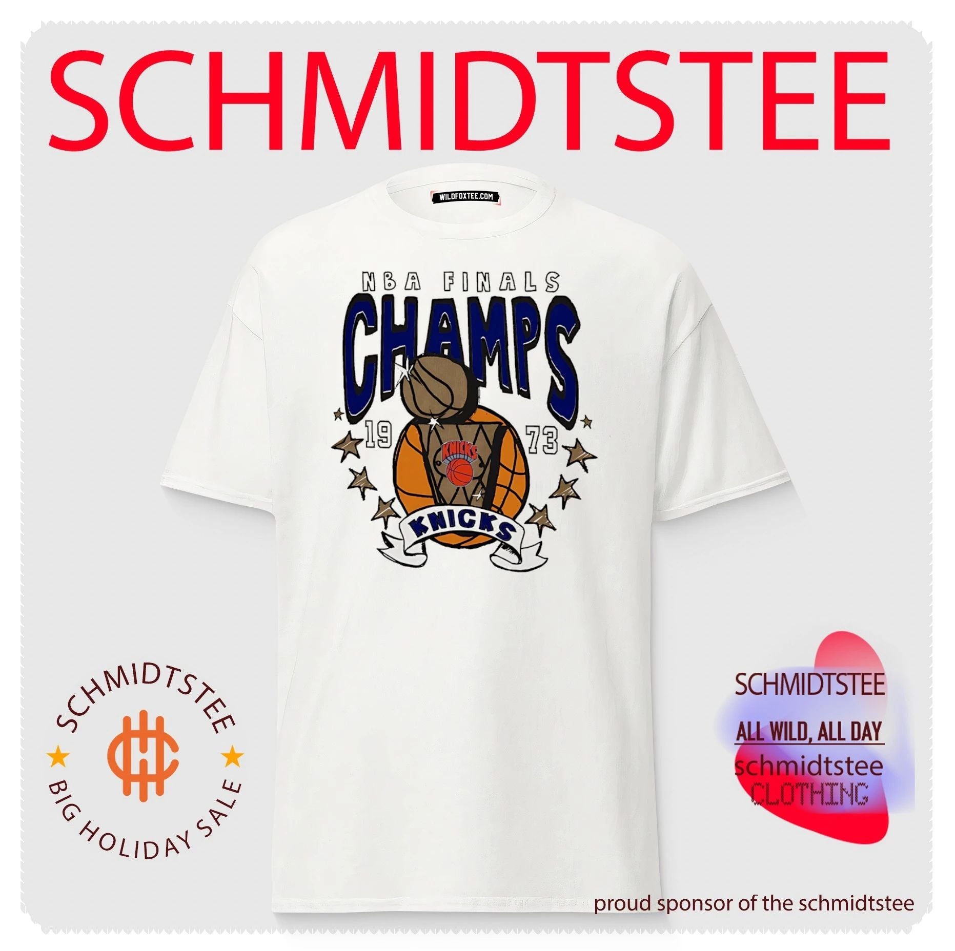 New York Knicks NBA Final Champs 1973 graphic shirt