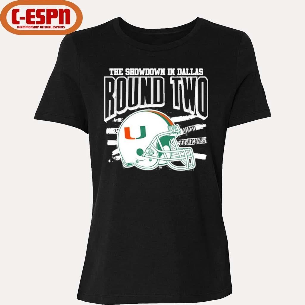 Showdown in Dallas Round Two Miami Hurricanes CFP shirt