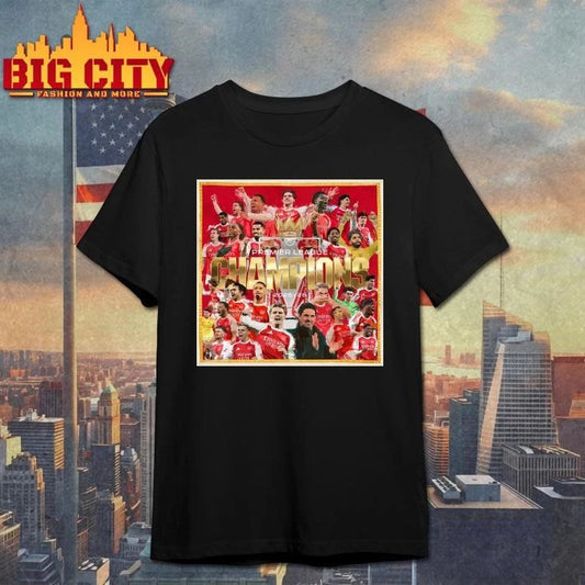 Arsenal Premier League Champions 25-26 Poster Shirt