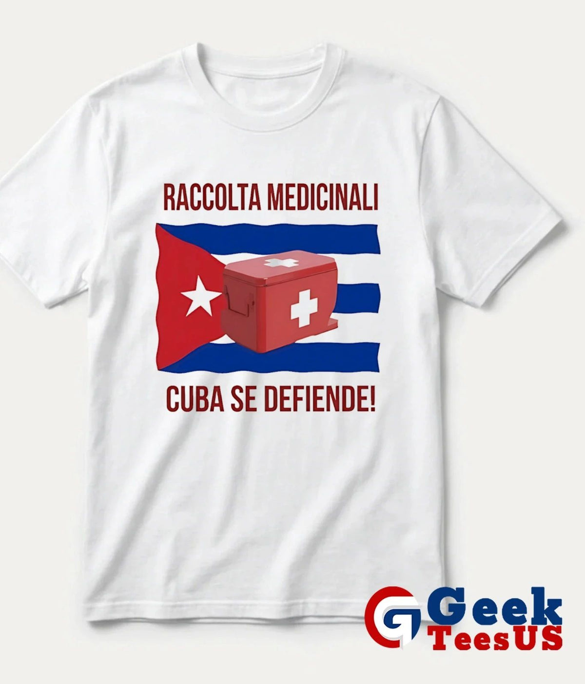 Raccolta Medicinali Cuba se defiende Medical Aid Supplies Support Mission shirt