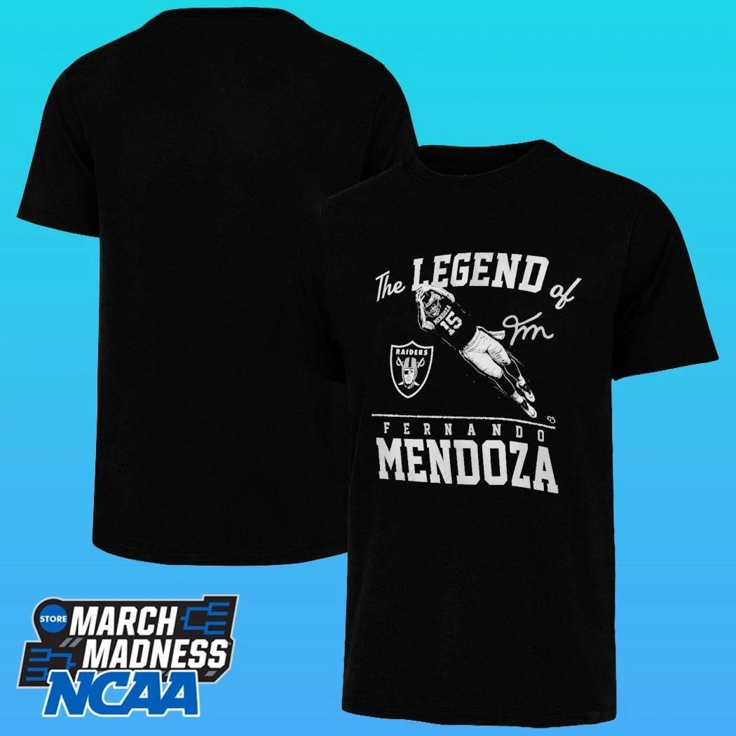 The Legend Of Fernando Mendoza Las Vegas Raiders Shirt