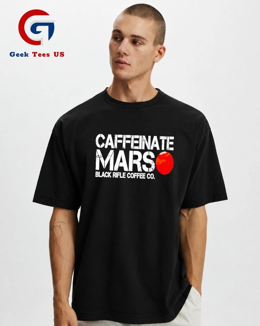 Caffeinate Mars Black Rifle Coffee shirt