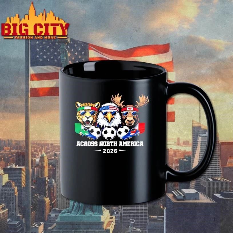 Across North America 2026 World Cup Mexico USA Canada Shirt