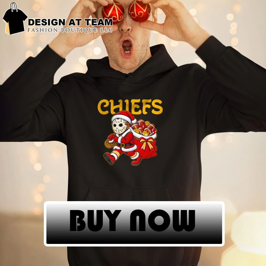 Kansas City Football Christmas Horror Masked Santa Copy shirt