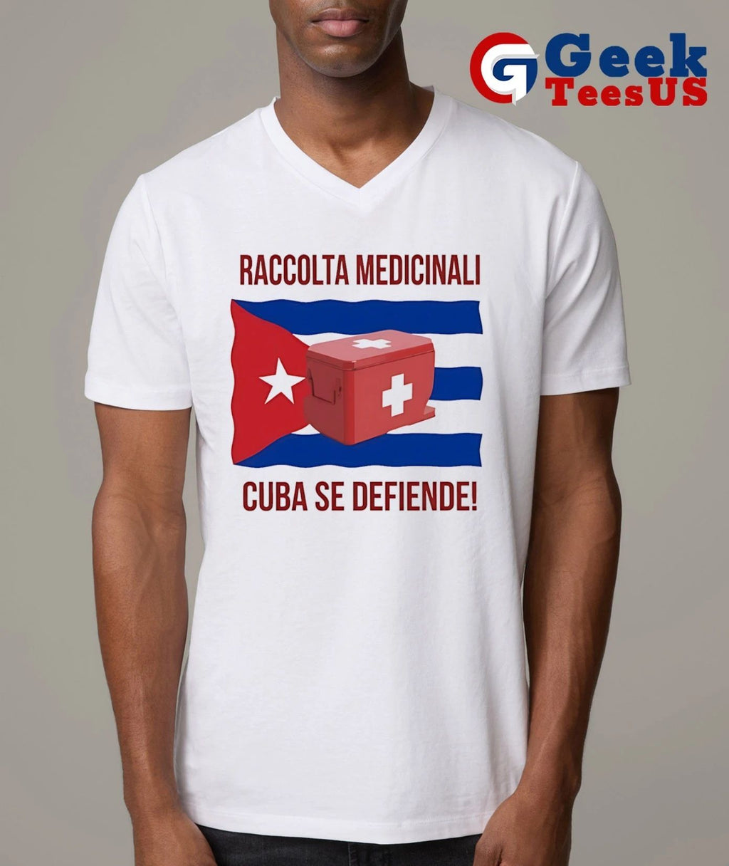 Raccolta Medicinali Cuba se defiende Medical Aid Supplies Support Mission shirt