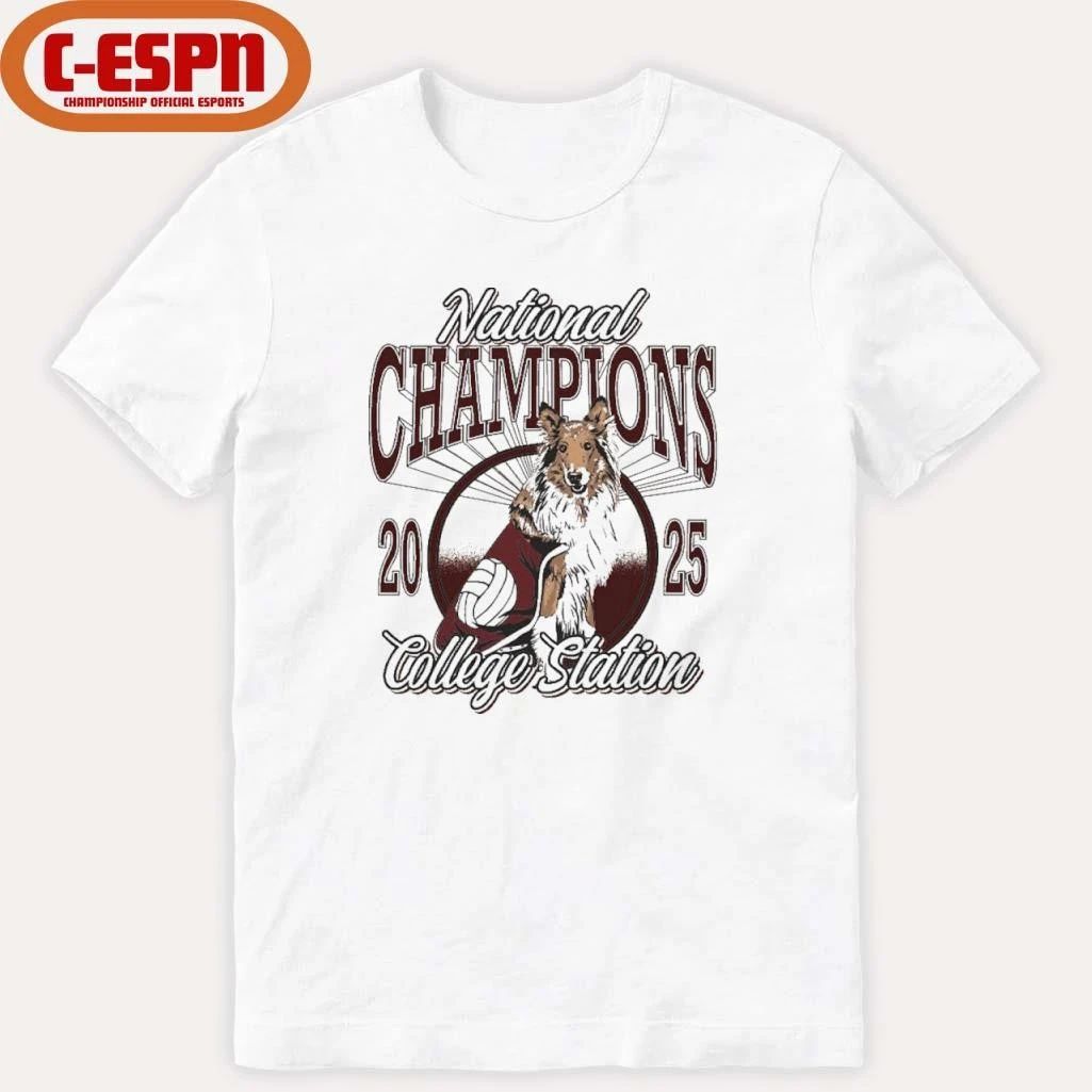 Texas A&M National Champions Volleyball Mascot Shirt