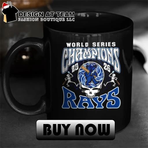 Tampa Bay Rays 2026 World Series Champions Grateful Bear Skeletons Baseball shirt