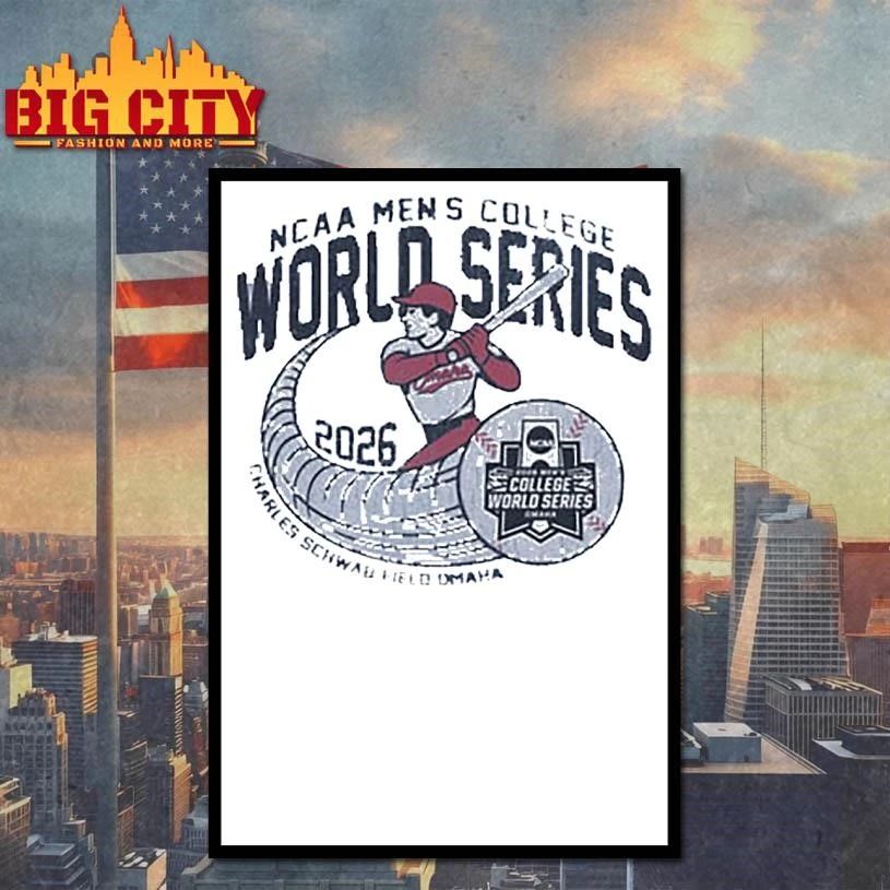 Blue 84 Youth Light Blue 2026 Men’s College World Series Shirt