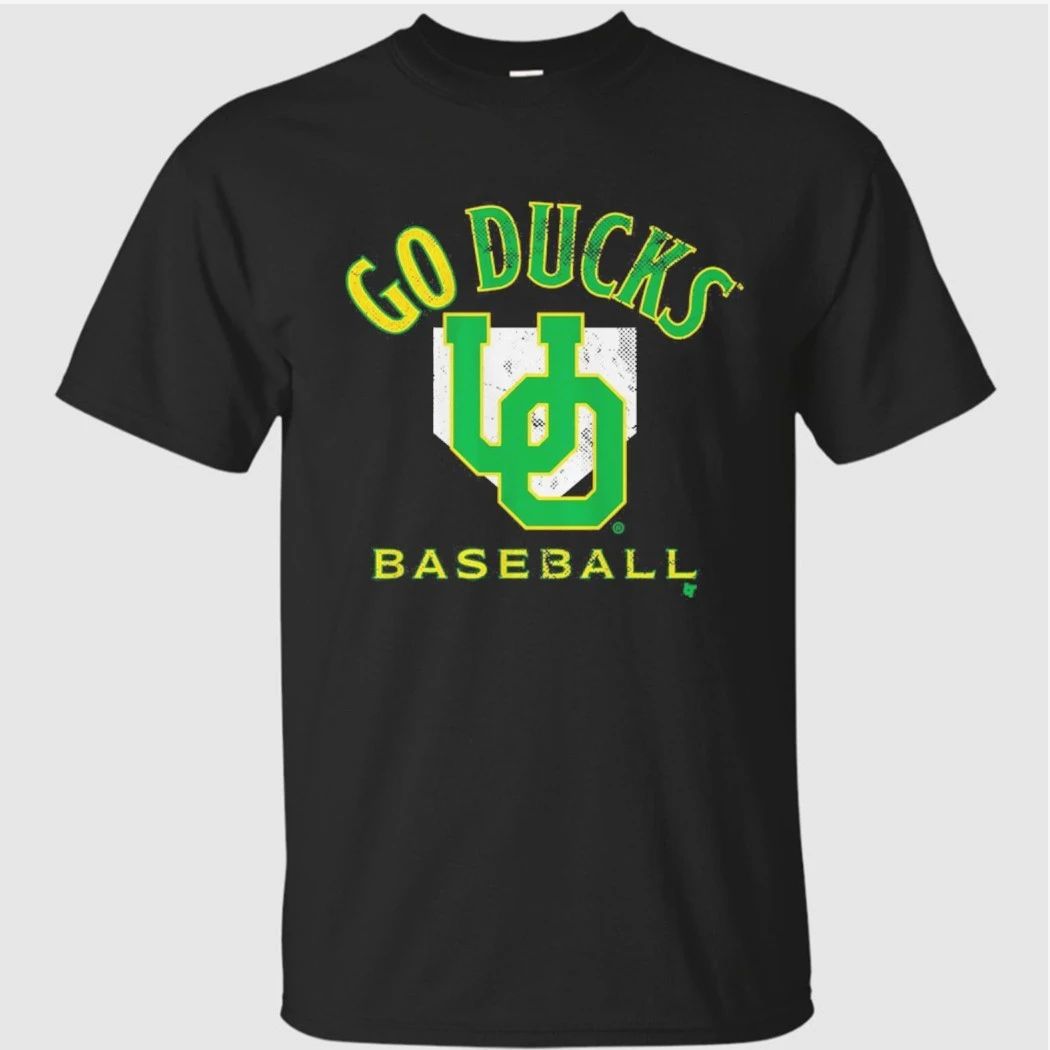 Oregon Baseball Home Plate Shirt