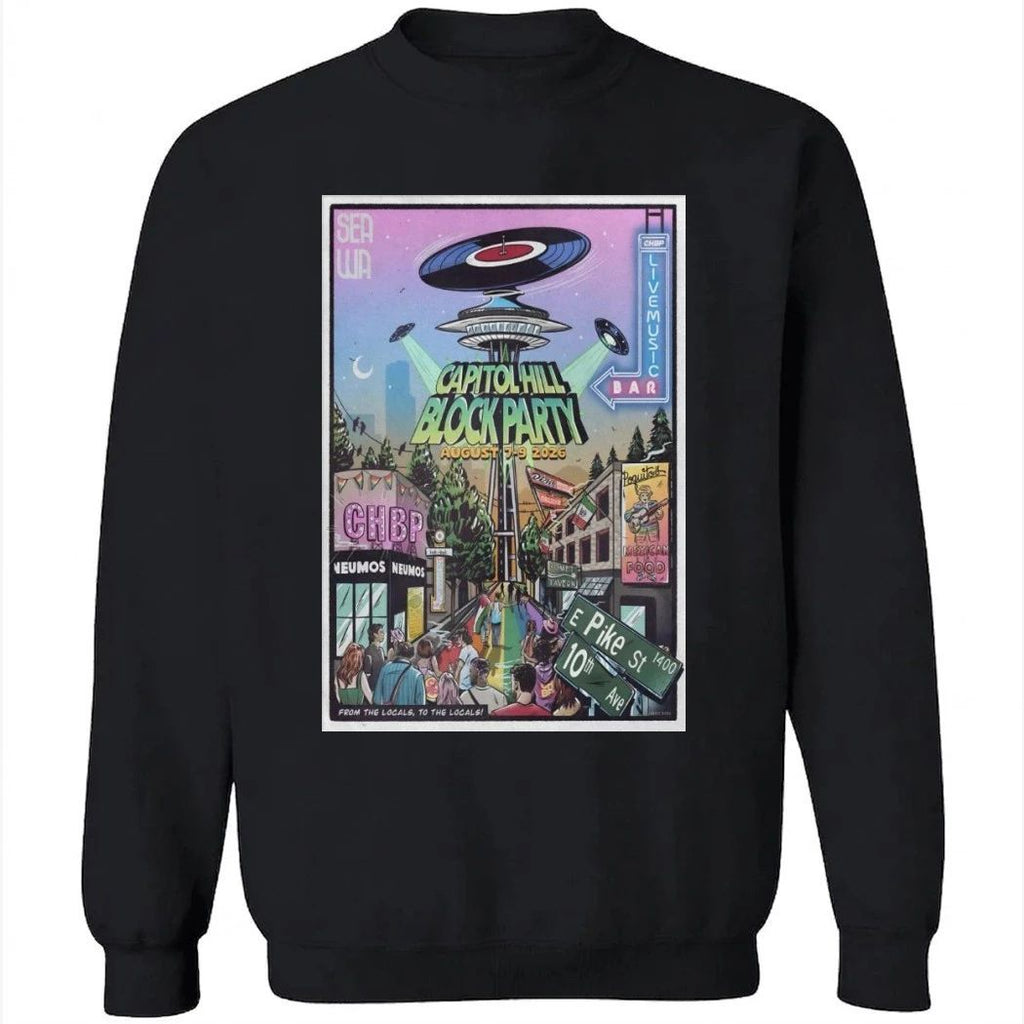 Capitol Hill Block Party Seattle WA 8-9-2026 Poster Shirt