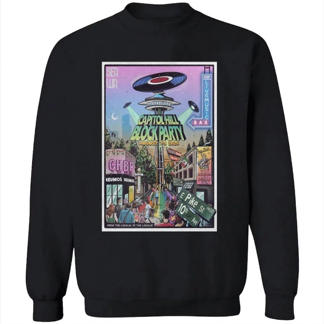 Capitol Hill Block Party Seattle WA 8-9-2026 Poster Shirt