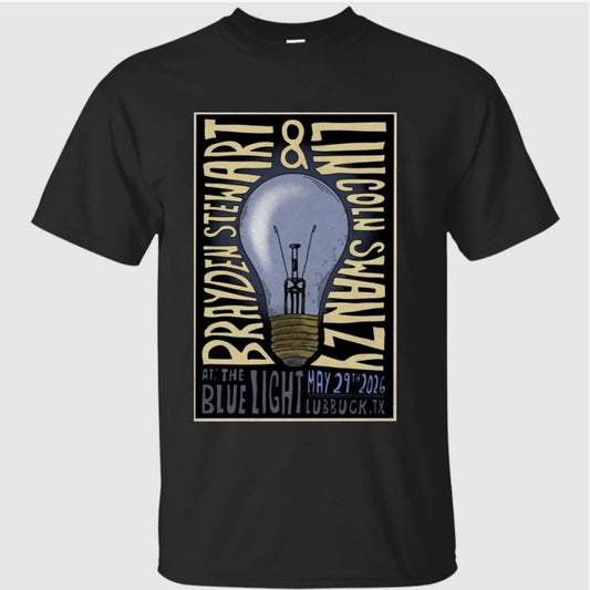 Brayden Stewart Lubbock, The Blue Light 05-29-2026 Poster Shirt