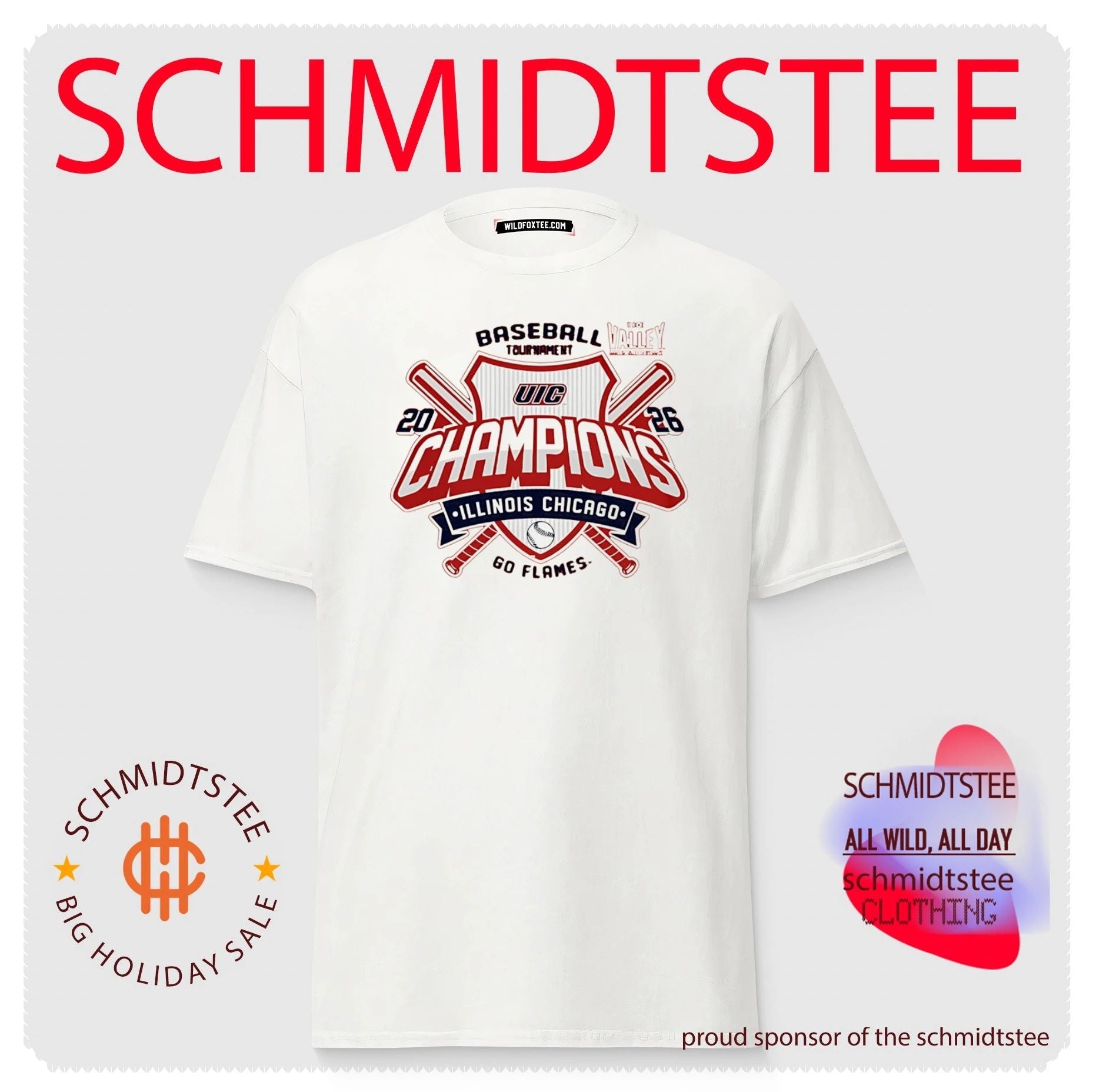 Illinois Chicago Baseball 2026 Conference Champions shirt