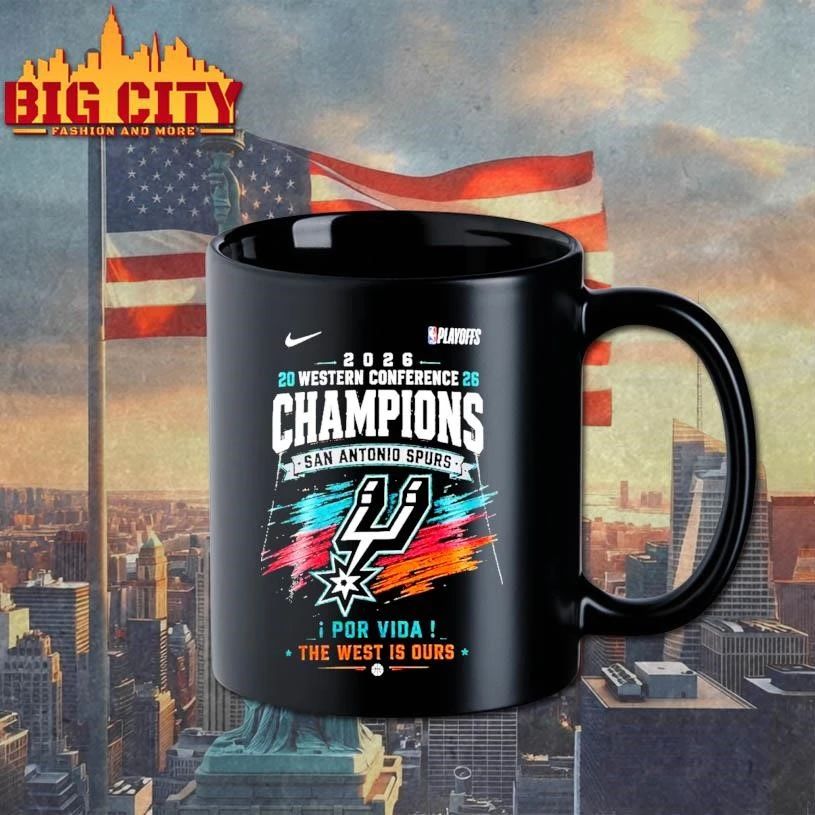 San Antonio Spurs – 2026 Western Conference Champions Shirt