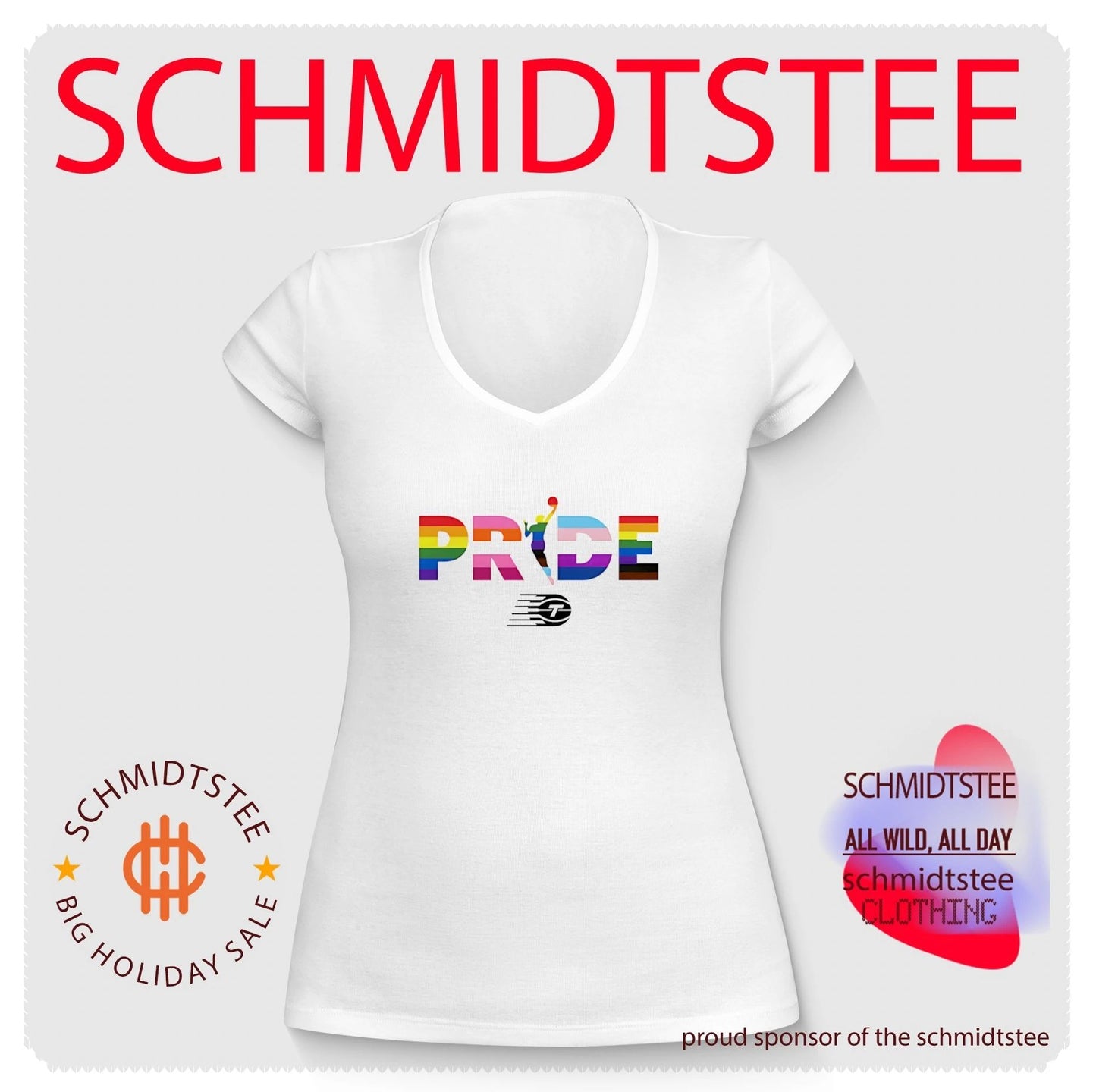 Toronto Tempo WNBA pride stripes shirt