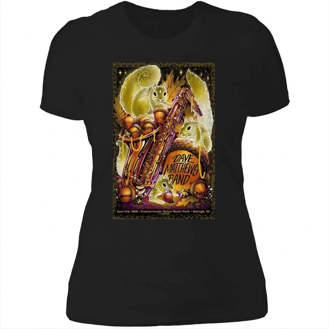Dave Matthews Raleigh, NC June 05 2026 Poster Shirt