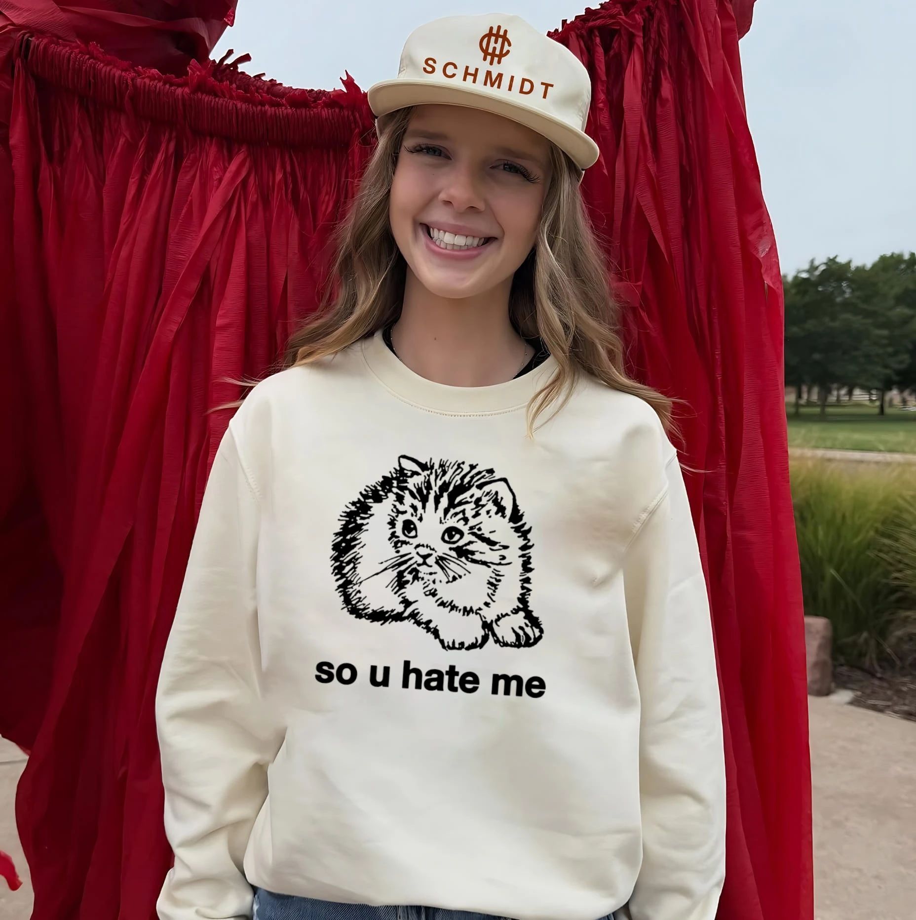 So U hate me cat shirt