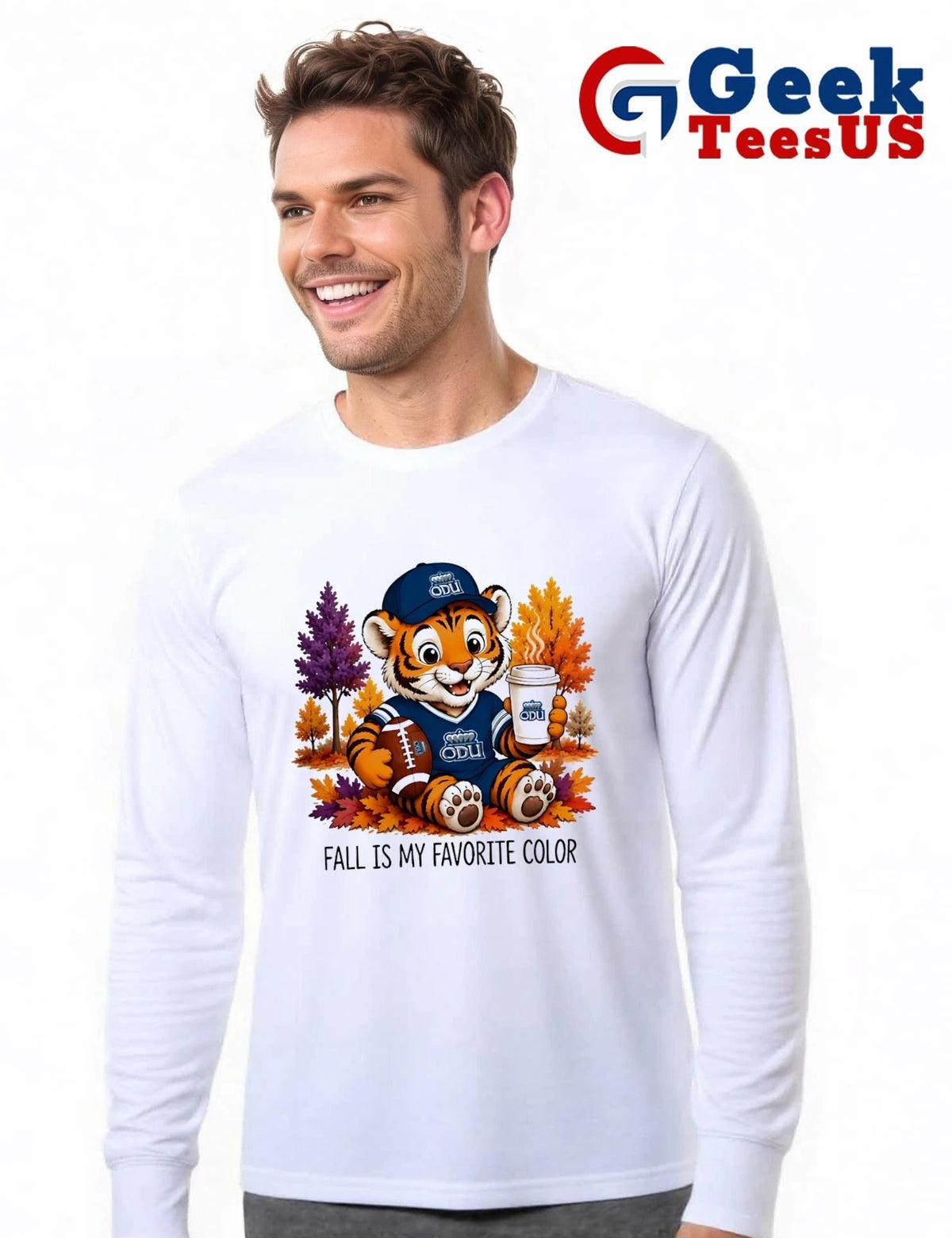 Old Dominion Monarchs Tiger Fall Is My Favorite Color College Football 2026 shirt