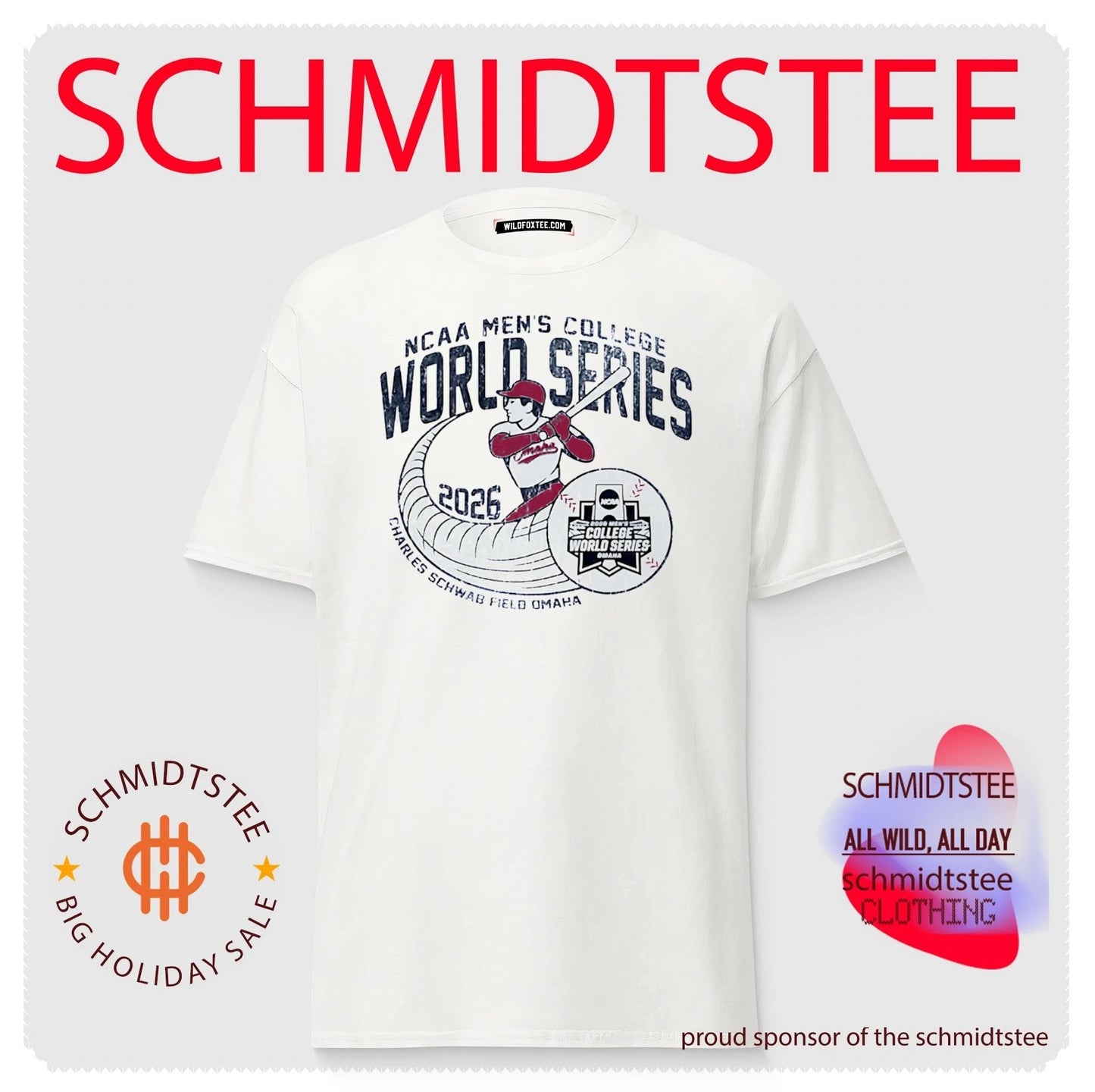 2026 Men’s College World Series mascot shirt