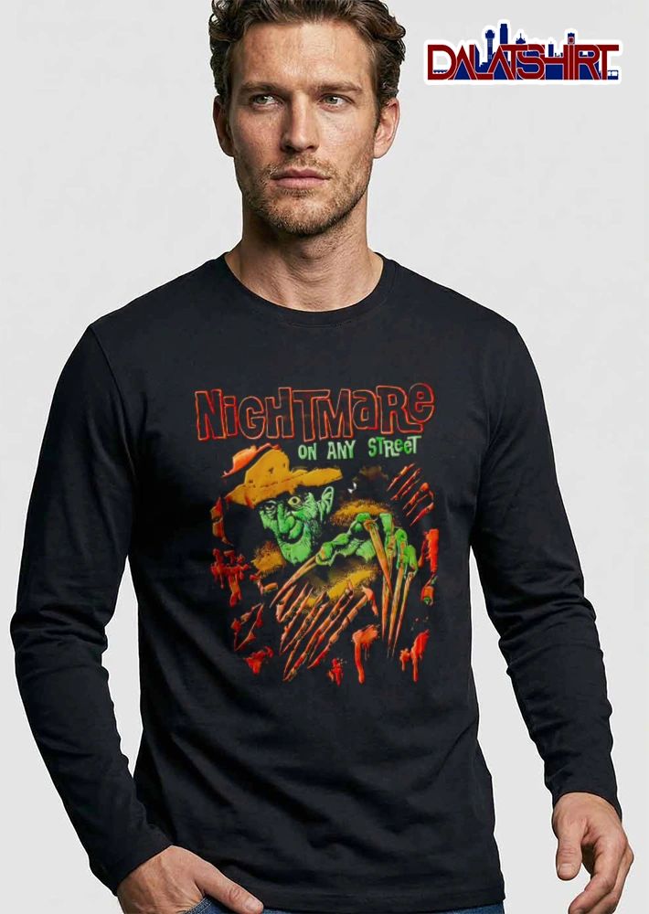 Nightmare On Any Street green monster claw hat ripped shirt