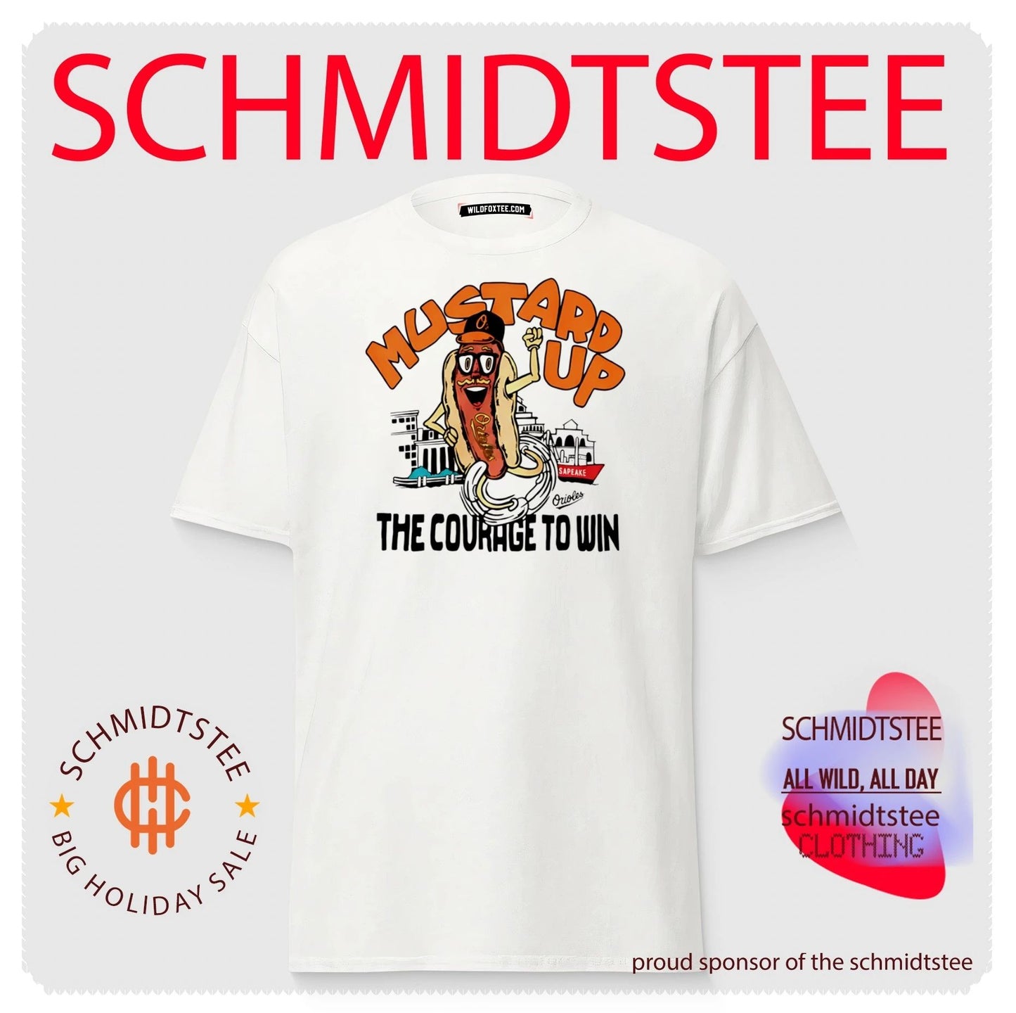 Mustard Up The Courage To Win shirt