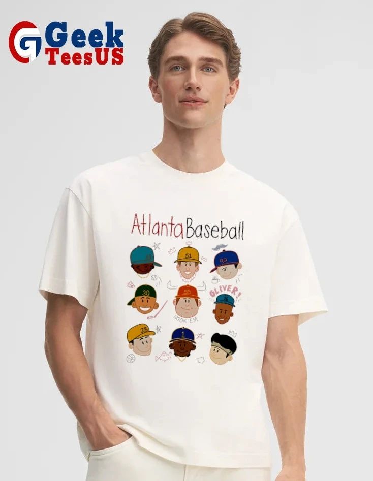Atlanta player baseball kids funny shirt