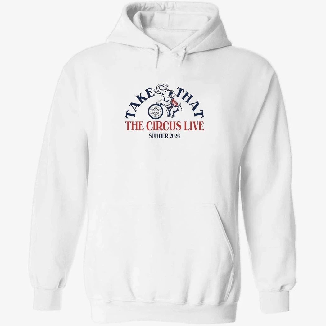Take That Merch The Circus Live Tour 2026 Summer Elephant Shirt