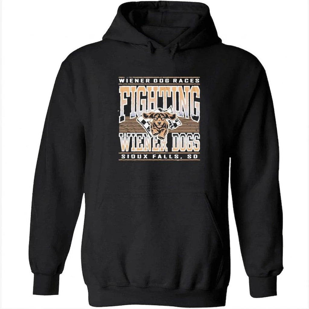 Fighting Wiener Dog Races Sioux Falls SD Dachshund Shirt