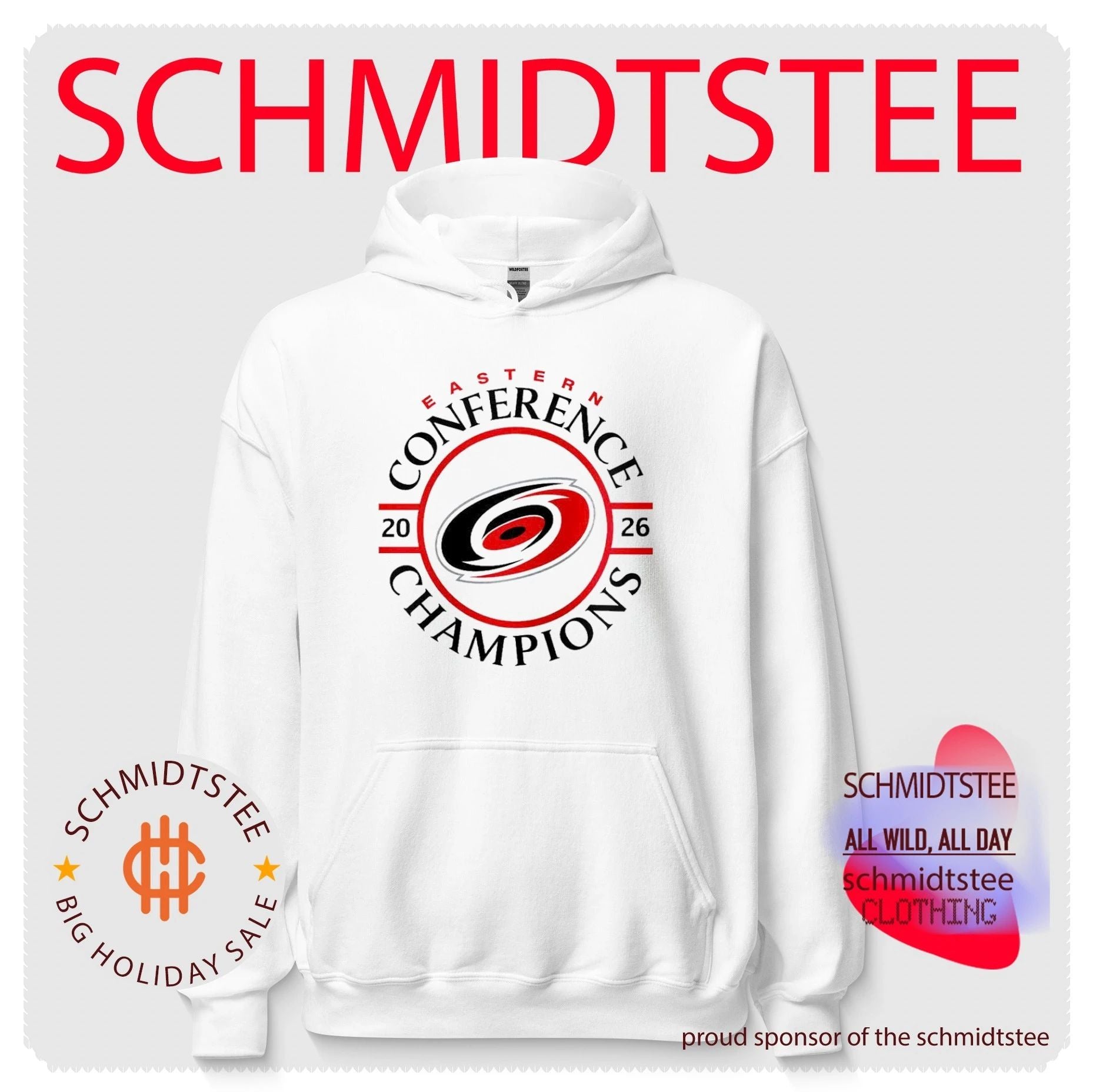 Carolina Hurricanes hockey Eastern Conference Champions 2026 logo shirt