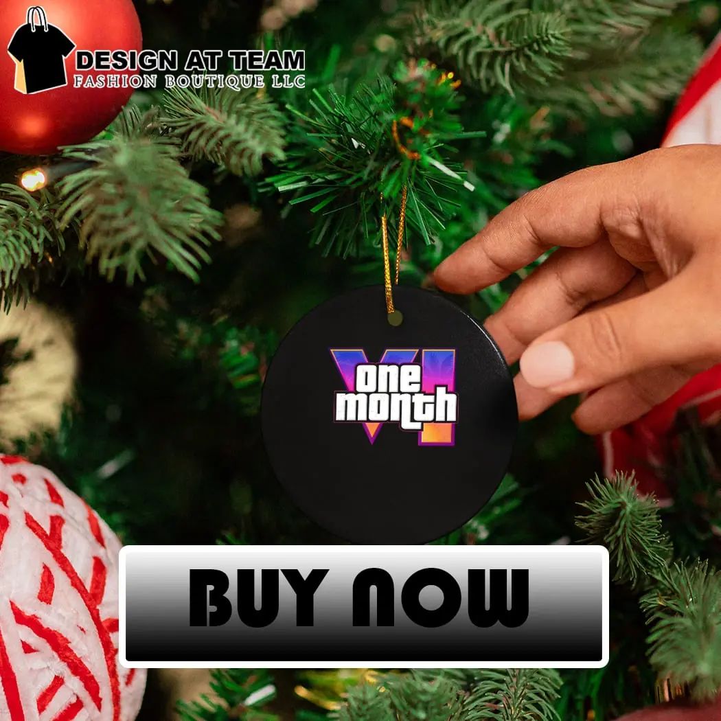 One Month VI Retro Gaming Style Grand Theft Auto 6 shirt