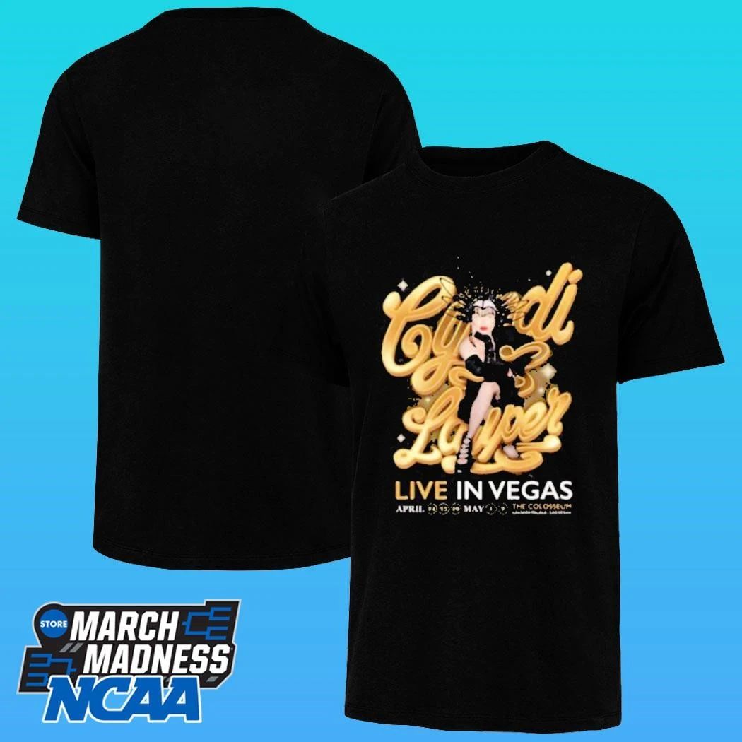 Cyndi Lauper Live In Las Vegas Event Shirt