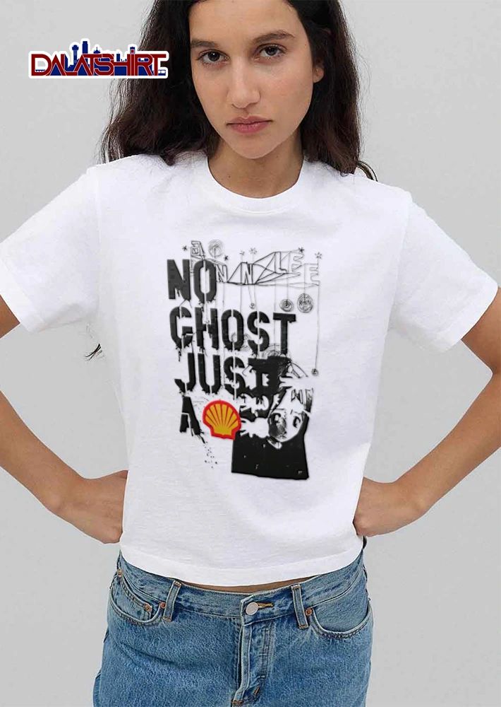Shell Ann Lee No Ghost Just A anime girl Shell logo illustration shirt