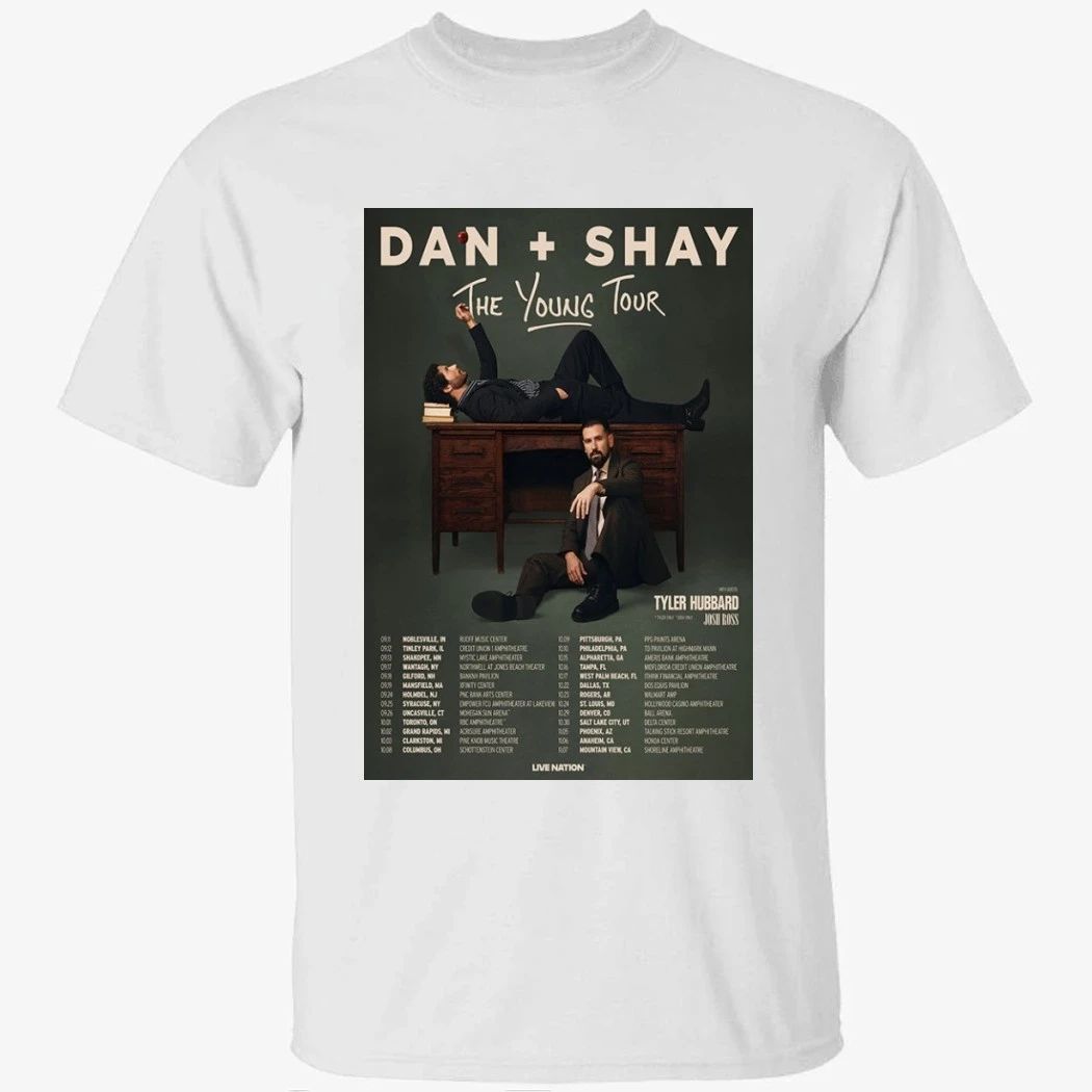 Dan Shay The Young Tour 2026 Poster Shirt