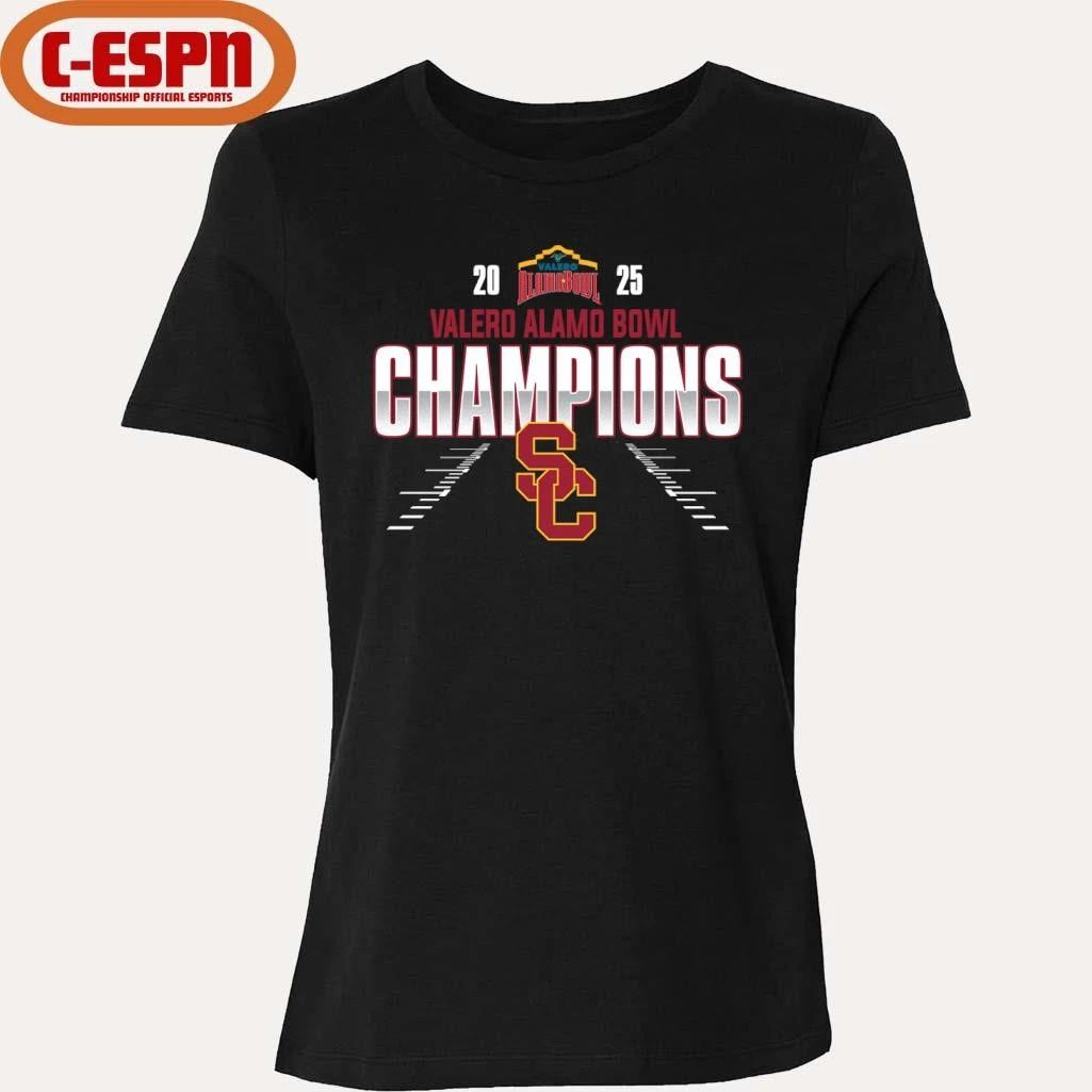 USC Trojans Valero Alamo Bowl Champions T-Shirt