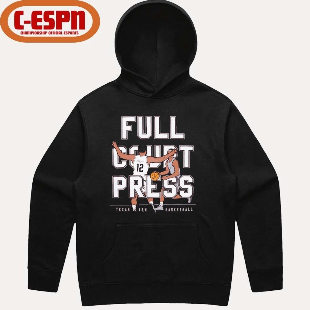 Texas A&M Aggies Basketball Full Court Press T-Shirt