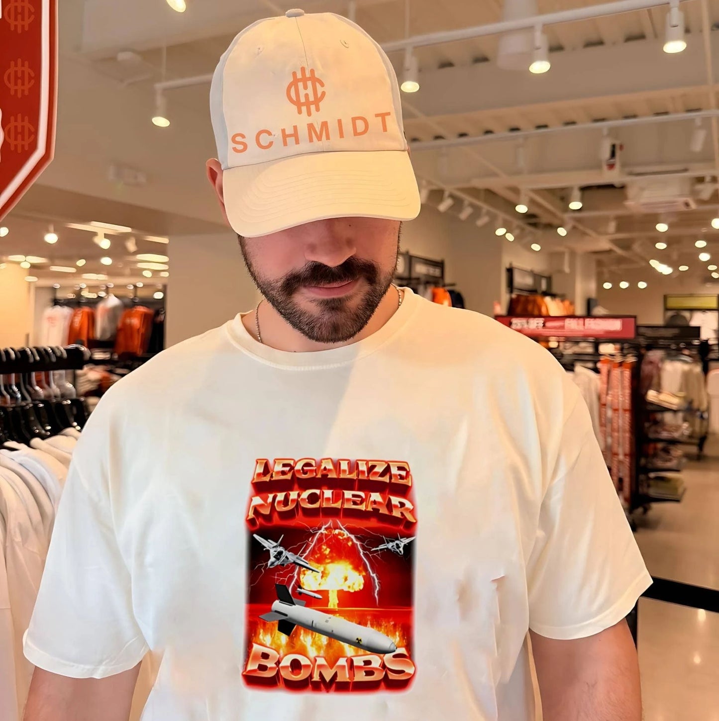 Legalize nuclear bombs explosion graphic shirt