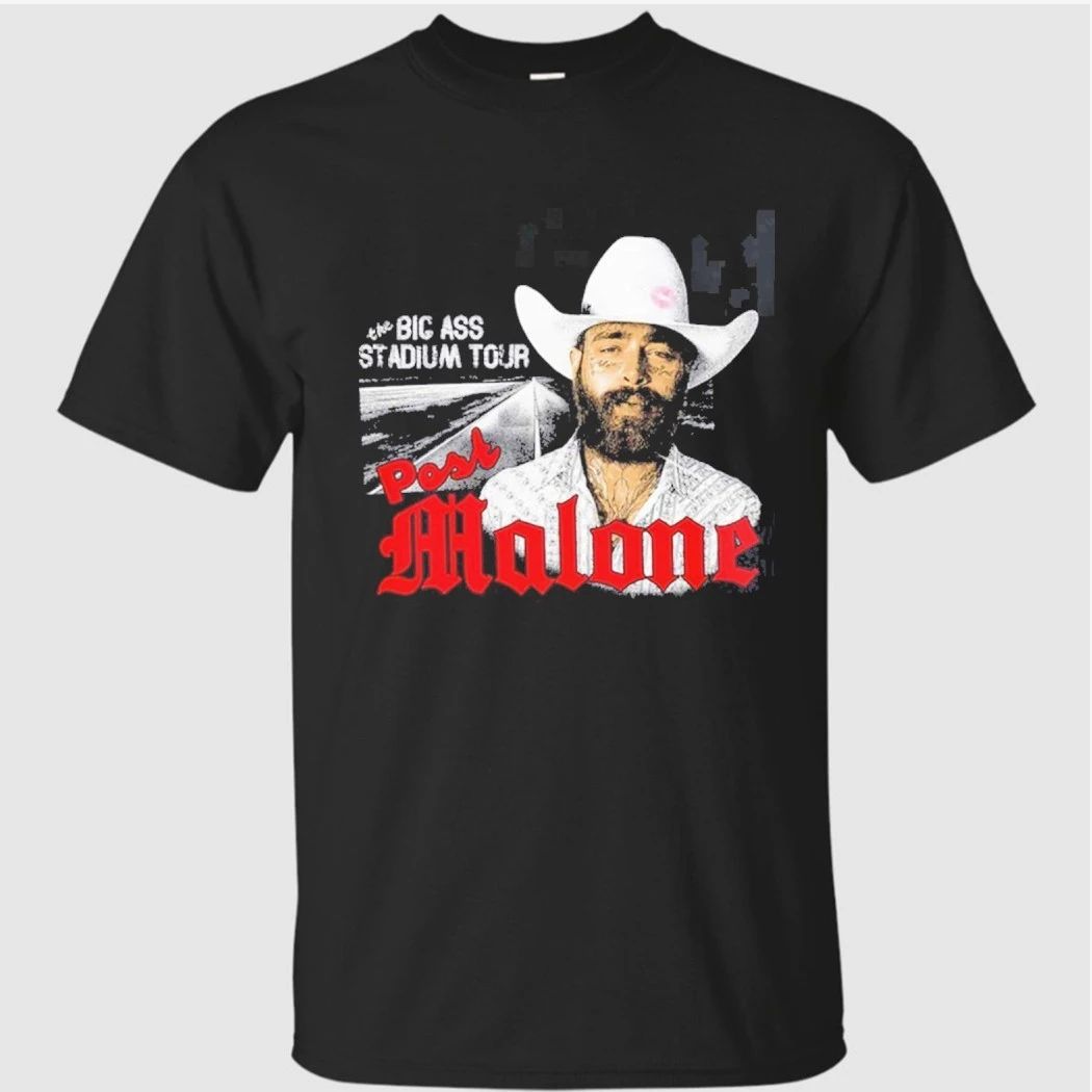 Post Malone The Big Ass Stadium Tour 2026 Merch Photo T-Shirt